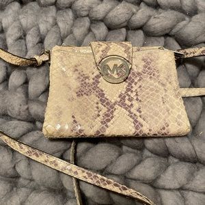 Michael Kors snakeskin crossbody